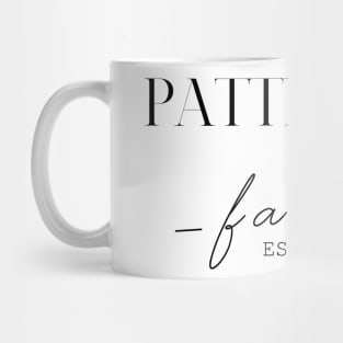 Patterson Family EST. 2020, Surname, Patterson Mug